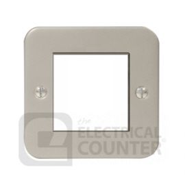 BG MC5EMS2 Metal Clad 2 Module Square Euro Module Front Plate image
