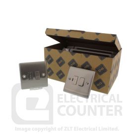 BG NBS50 5 Pack Nexus Metal Brushed Steel 13A Switched Fused Spur Unit (5 Pack, £6.01 each)