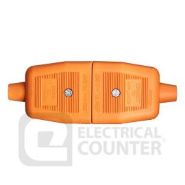 Masterplug NC102O Orange 10A 2 Pin In Line Connector image