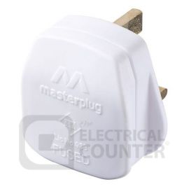 BG Electrical PT133W White 13A Plug Fitted with a 3A Fuse image