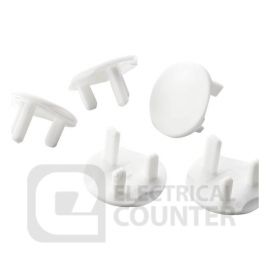 Masterplug SC13/5 White Socket Covers for 13A Sockets (5 Pack, 1.05 each) image