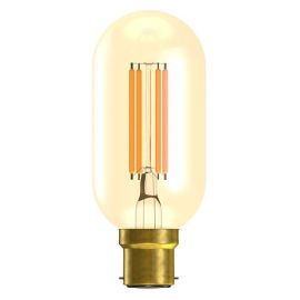 BELL Lighting 01500 4W 2000K BC B22 Dimmable Amber Vintage Tubular LED Lamp