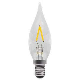 BELL Lighting 05028 1W 2700K SES E14 Filament Chandelier Clear LED Lamp