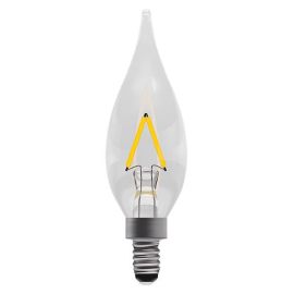 BELL Lighting 05029 1W 2700K MES E10 Filament Chandelier Clear LED Lamp
