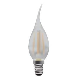 BELL Lighting 05034 4W 2700K SES E14 Dimmable Filament Bent Tip Satin Candle LED Lamp