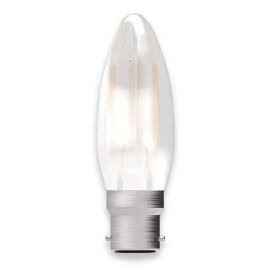 BELL Lighting 05312 4W 2700K BC B22 Dimmable Filament Satin Candle LED Lamp