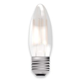 BELL Lighting 05314 4W 2700K ES E27 Dimmable Filament Satin Candle LED Lamp