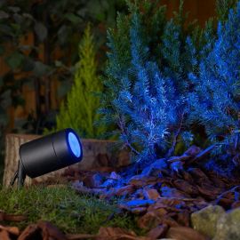 BELL Lighting 10343 Black Luna GU10 LED Garden Spike Light, IP65