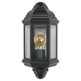 Retro Vintage Black Half Lantern ES-E27 220-240V 362mm