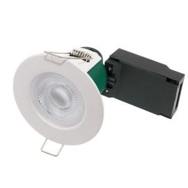 Bell 10676 Firestay Slim White 5W 550lm 4000K Dimmable Integrated Fixed Downlight 