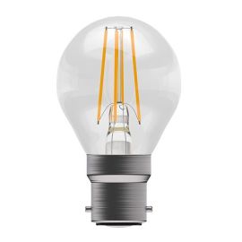BELL Lighting 60120 4W 4000K BC B22 Filament Clear Round LED Lamp
