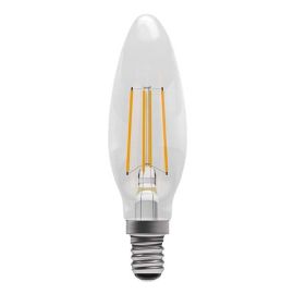 BELL Lighting 60210 Aztex 4W 2200K SES CRI90 Dimmable Filament Candle LED Lamp