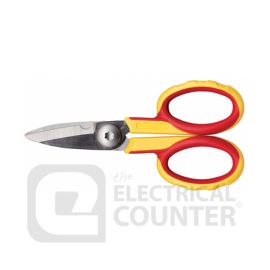 Heavy Duty Electricians Scissors for Shearing Soft Cables etc image