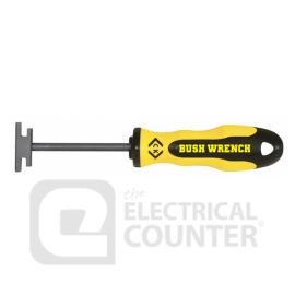 Conduit Bush Wrench - Soft Grip Tri-lobe Handle 190mm