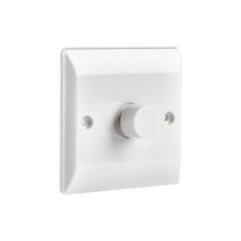 Collingwood DM298FP White 5W-100W Load Capacity Faceplate Dimmer image