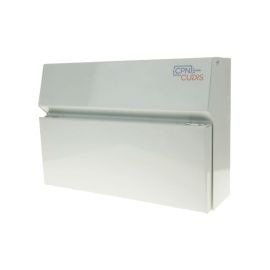 Cudis CPN MCU14-W 14 Way Empty Consumer Unit with Fitted Busbar and Internal Cables