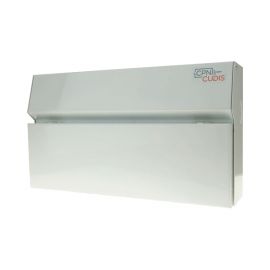 Cudis CPN MCU18-W 18 Way Empty Consumer Unit with Fitted Busbar and Internal Cables