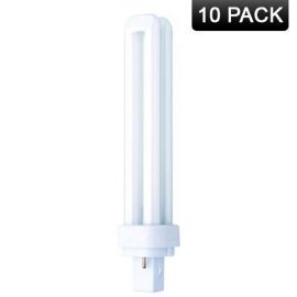 Crompton Double Turn D Type Lamp 26W - G24d-3 2 Pin Cap Cool White (10 Pack, £1.33 each)