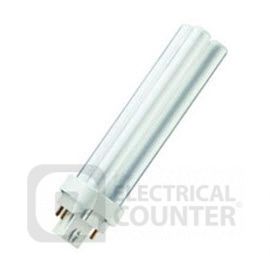 Crompton Double Turn DE Type Lamp 18W - G24q-2 4 Pin Cap Cool White