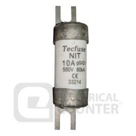 Deligo FNIT10  Offset Bolted A1 Type HRC NIT10 Fuse 10A image