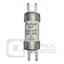 Deligo FNIT20  Offset Bolted A1 Type HRC NIT20 Fuse 20A image