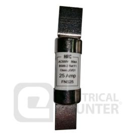Deligo FNS25  Offset Bladed Tag F1 Type HRC NS25 Fuse 25A