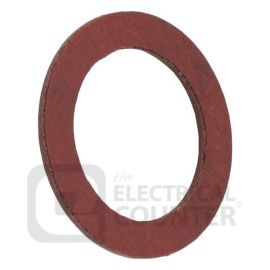 Deligo FW20 Pack of 100 Red Fibre Washers for use with Brass Glands 20mm (100 Pack, 0.14 each) image