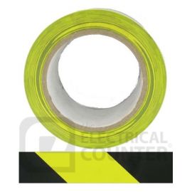 Deligo HTY  Yellow & Black Adhesive Hazard Warning Tape 365m image