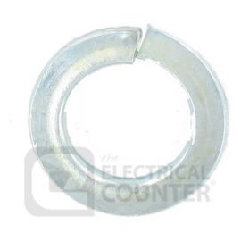 Deligo ISSW10 Pack of 100 BZP Zinc Spring M10 Washers (100 Pack, 0.04 each) image