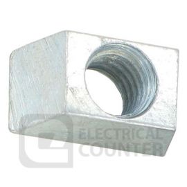 Deligo IWMIN6 Pack of 100 Steel BZP Square Corner M6 Mini Wedge Nuts (100 Pack, 0.48 each) image