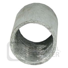 Deligo SC20 Pack of 100 Galvanised Solid Couplers for 20mm Conduit (100 Pack, 0.20 each)