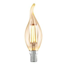 Vergevingsgezind omverwerping Melodrama EGLO 11557 4W 2200K E14 C35 Retro Filament Amber LED Lamp