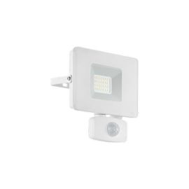 Faedo 3 White Outdoor LED PIR Floodlight 20W 5000K Daylight IP44