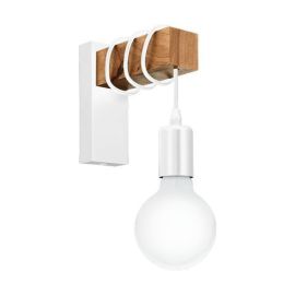 Townshend Wood White LED Wall Light 10W E27 215mm