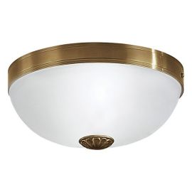 Imperial Bronzed Satin Glass Wall-Ceiling Light 2x60W E27 image