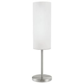 Troy 3 Satin Nickel Glass Table Light 60W E27, 105mm image