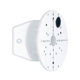 White Corner Mounting Bracket Accessory for Outdoor Lights