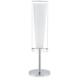 Pinto Chrome Glass Table Light 60W E27, 110mm