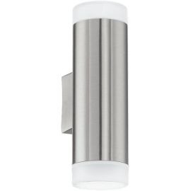 Riga-LED Stainless Steel Outdoor LED Wall Light 2x3W GU10 4000K IP44 image