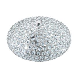 Clemente Chrome-Crystal Ceiling Light 2x60W E27, 350mm image