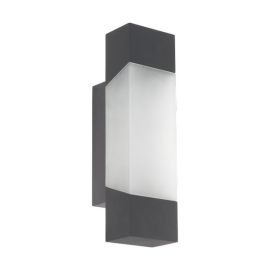 Gorzano Anthracite Outdoor LED Wall Light 4.8W Warm White IP44