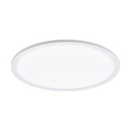 Sarsina White Ceiling Circular LED Panel Light 28W Cool White 450mm image