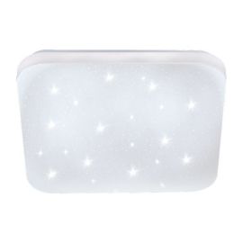 Frania-S White Crystal Effect LED Square Wall-Ceiling Light 11.5W image