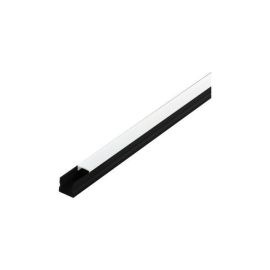 Surface Profile 2 Black Aluminium Rail Height-16mm Diffuser Opal 2M image
