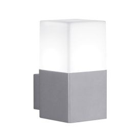 Hudson Aluminium Warm White Wall Light with 4W LED Lamp 3000K