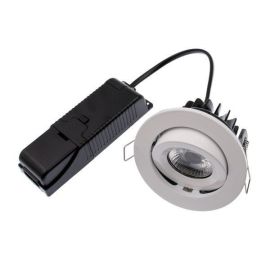 IP20 Dimmable Tilt Fire Rated Downlight 3000K 8W