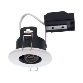 FN-F White IP20 Fixed Fire Rated Downlight GU10 