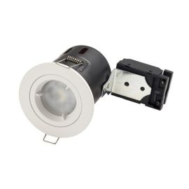 FRFGU White Fixed Diecast Fire Rated Downlight GU10 - Max 50W image