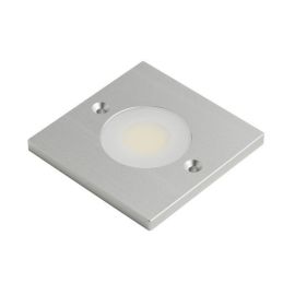 Aluminium Warm White Ultra-Thin Square Under Cabinet Light 3W 3000K