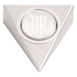 Brushed Nickel Triangle GX53 Metal Downlight With Mini-Plug